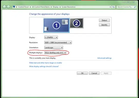 Show Desktop only on one monitor