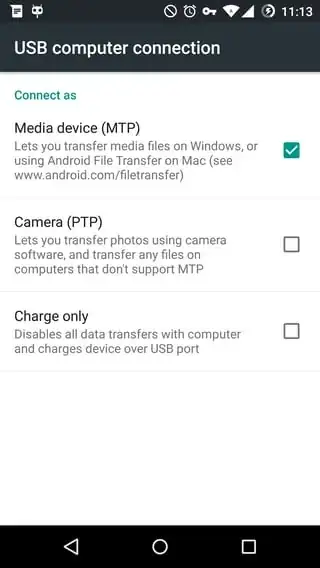 screen shot from phone