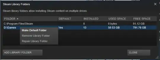 Here's that list of Steam library folders again.