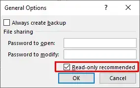 General Options dialog