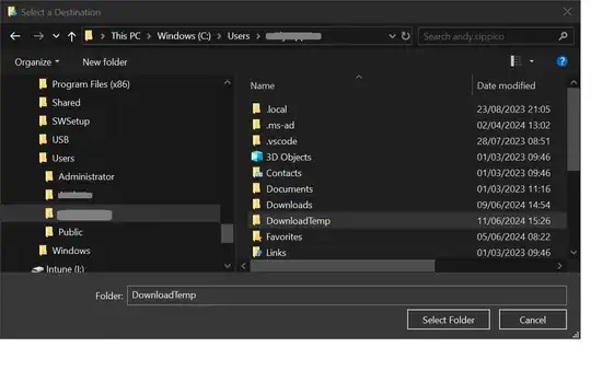 Move to a new folder