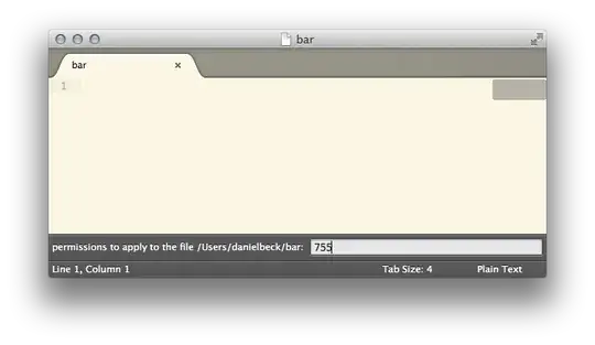Screenshot of input panel