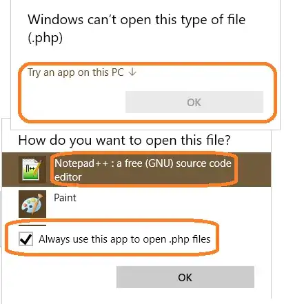 Set file association