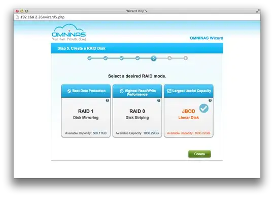 Page 5 of the OMNINAS Wizard