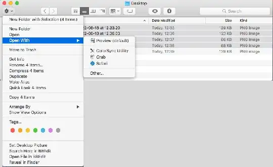 Action item menu is similar to Context menu