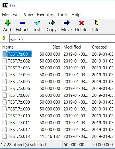 7zFM used to extract the files from archive