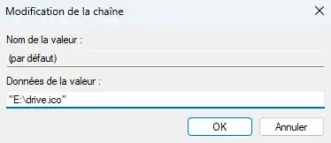 Default key with custom icon