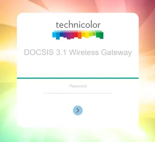 Screenshot of locally served webpage