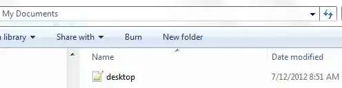 desktop ini file controlling the look and feel of the folder