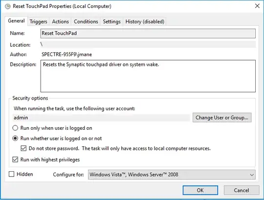 Filling out the task.