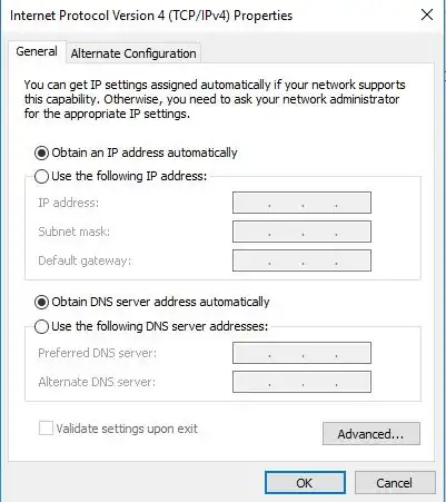 Wifi Network Adapter Properties