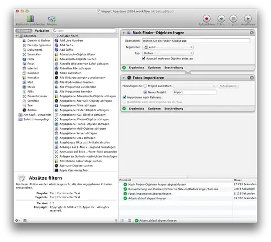 Aperture Import with Automator