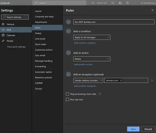 outlook settings example