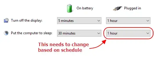 Windows power plan idea