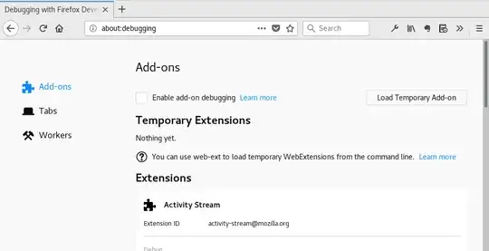 about:debugging "Enable add-on debugging" checkbox in context