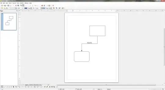 Result of changing text location