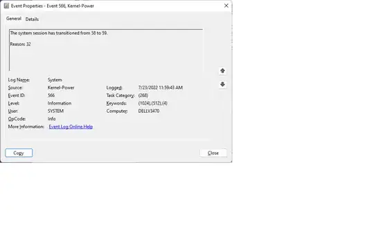 Kernel-Power Event 566