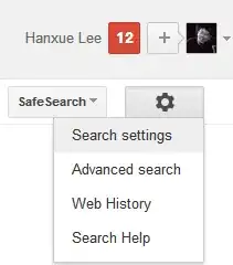 Google Search settings for Language