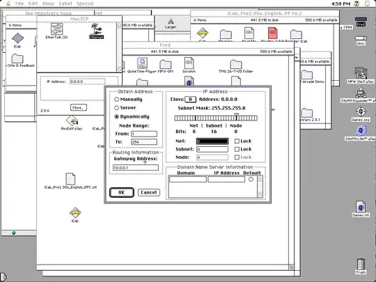 Dynamic configuration of MacTCP
