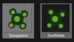 Selected images changes background colour in dark mode too
