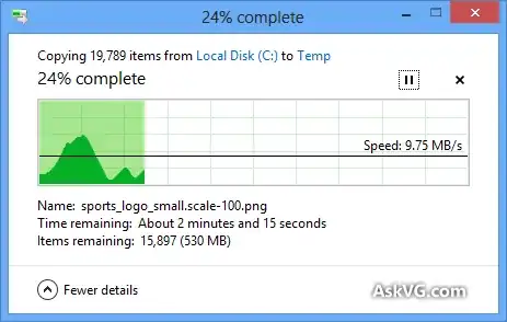 Windows 8 copy dialog