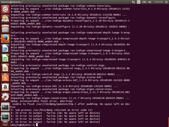 ROS installation failed