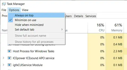 Task Manager always-on-top