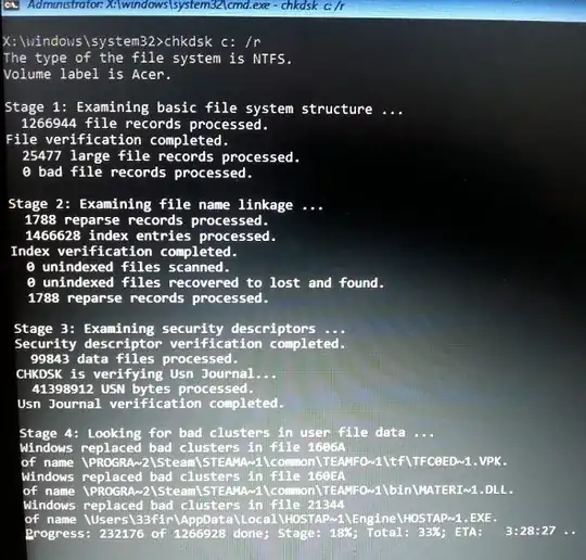 CHKDSK C: /R
