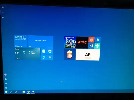 all apps icon instead of list