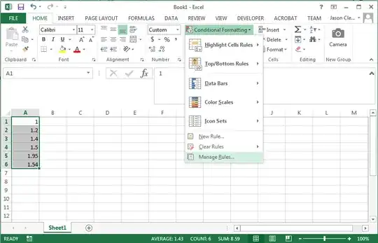 Conditional Formatting