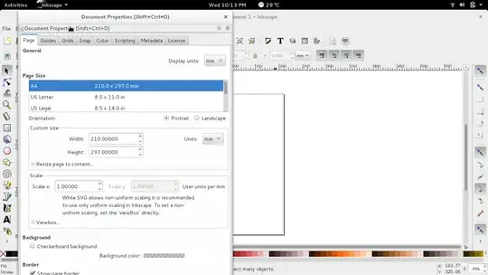 1: Click and hold the "Document Properties"