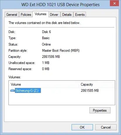 disk management screenshot