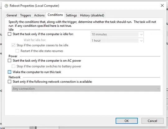 Remove permission for task to wake PC