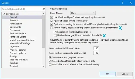 Visual Studio Settings