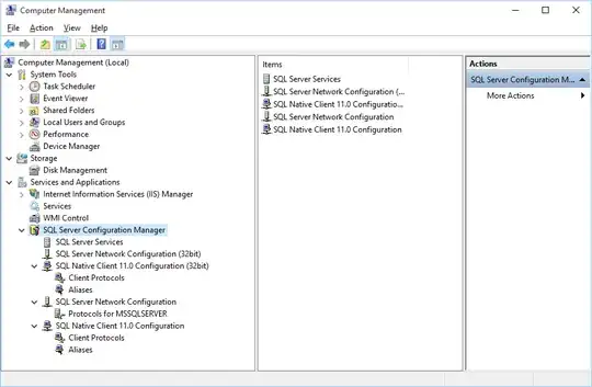 screenshot of "Computer Management" window