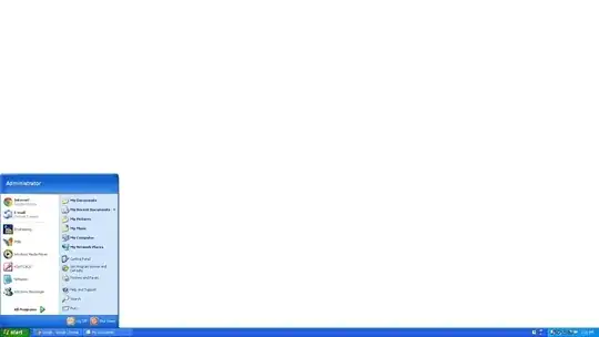 screencap describing the problem