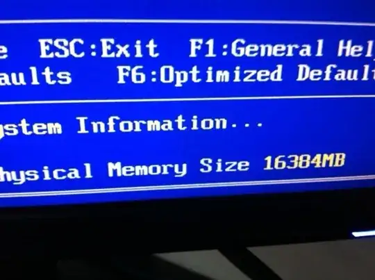 BIOS Screenshot #1 BIOS Screenshot #1