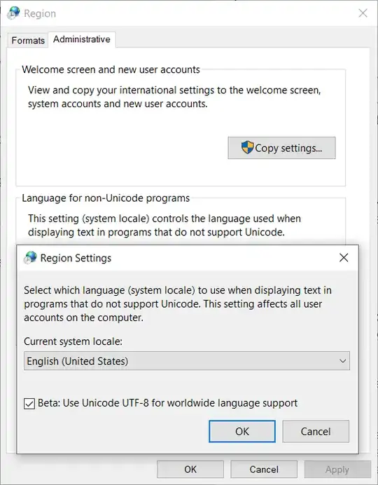Beta: Use Unicode UTF-8 for worldwide language support
