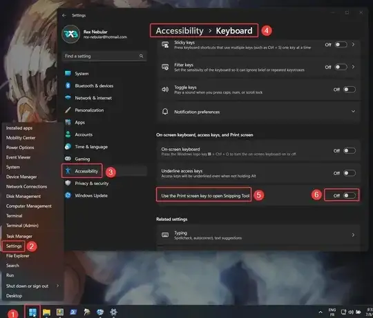 screenshots with highlights