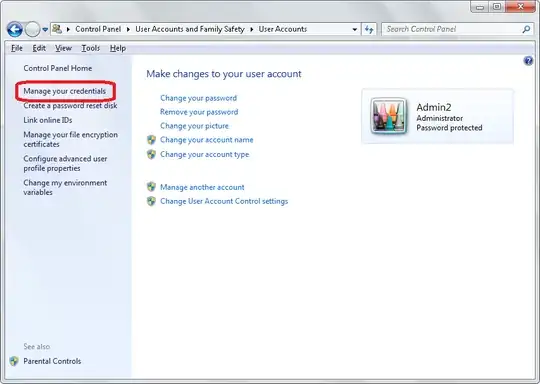 User Accounts -> Manage your credentials