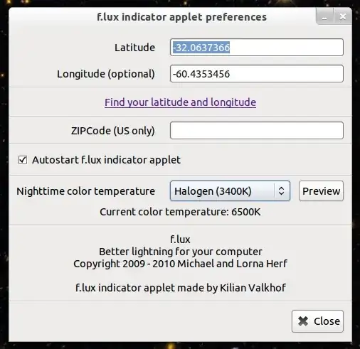 package 'fluxgui' version 1.1.8 running on Ubuntu oneiric (11.10)