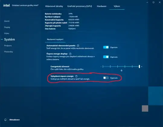 Intel Graphics Control Panel