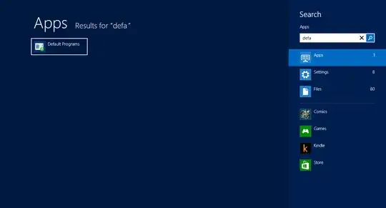 Search for Default Programs