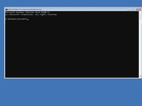 first recovery command prompt