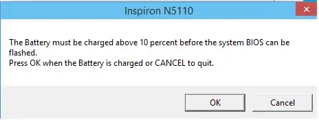 image of the error message