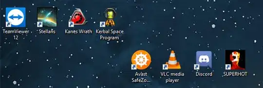 Incorrect Icon Placement