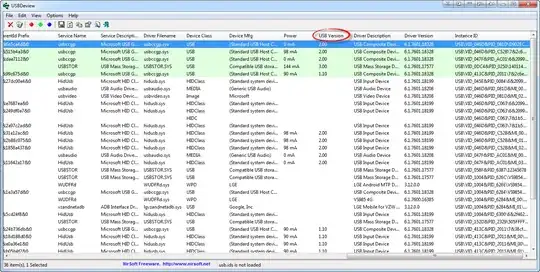 USBDeview Screenshot 2