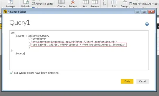 Use a selection of divisions