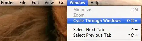 finder shortcut changed