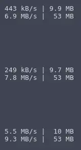 Screenshot of dnf after multiple runs